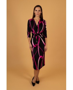 Vestido punto elástico, estampado BERGE Foto