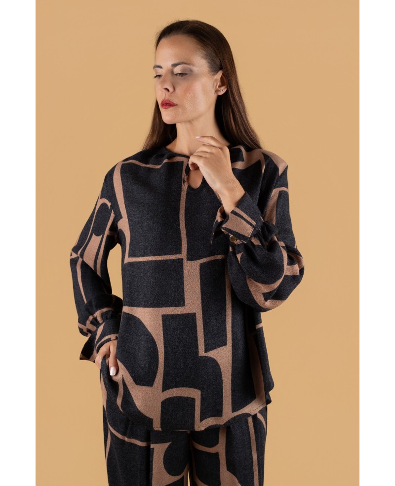 Camisa m. larga casual Mod.321048 S  CALIFA