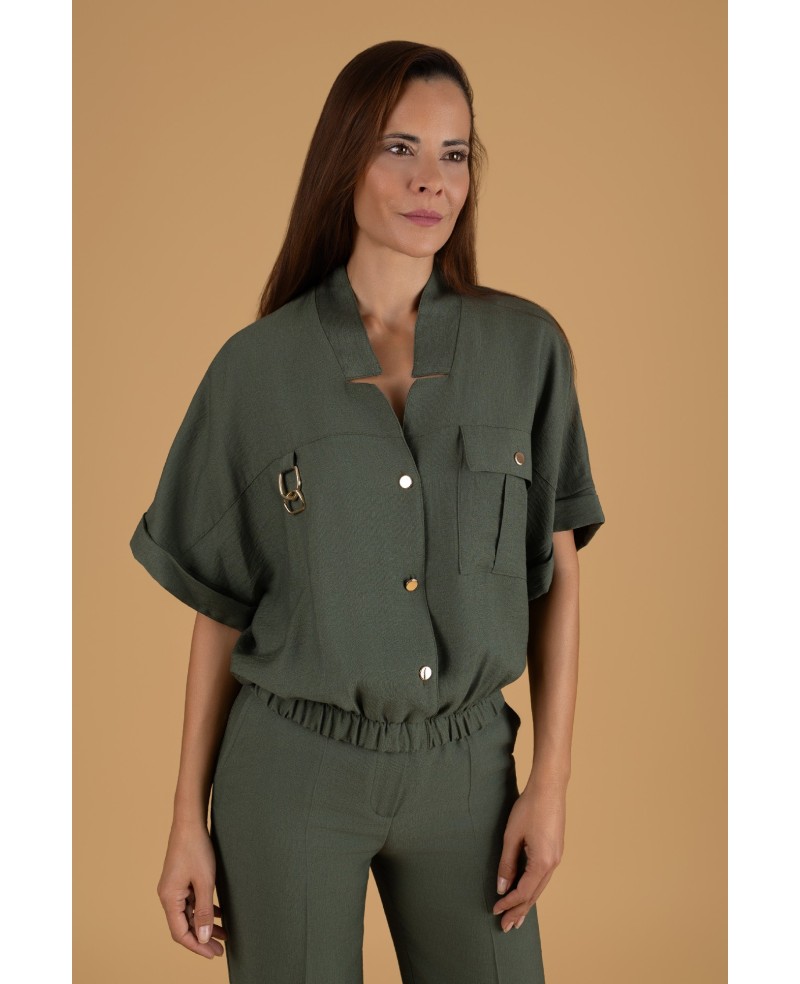 Camisa manga corta casual Mod.328004 S  ATADOS