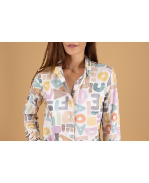 Camisa m. larga casual Mod.321034 S  LISIA